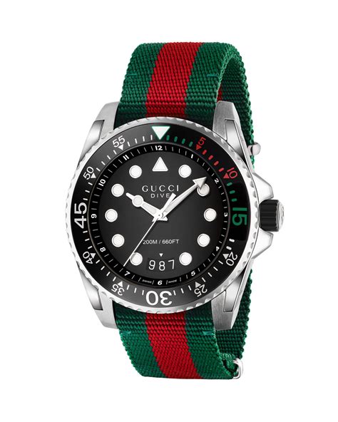 gucci orologio nylon|gucci scuba watch.